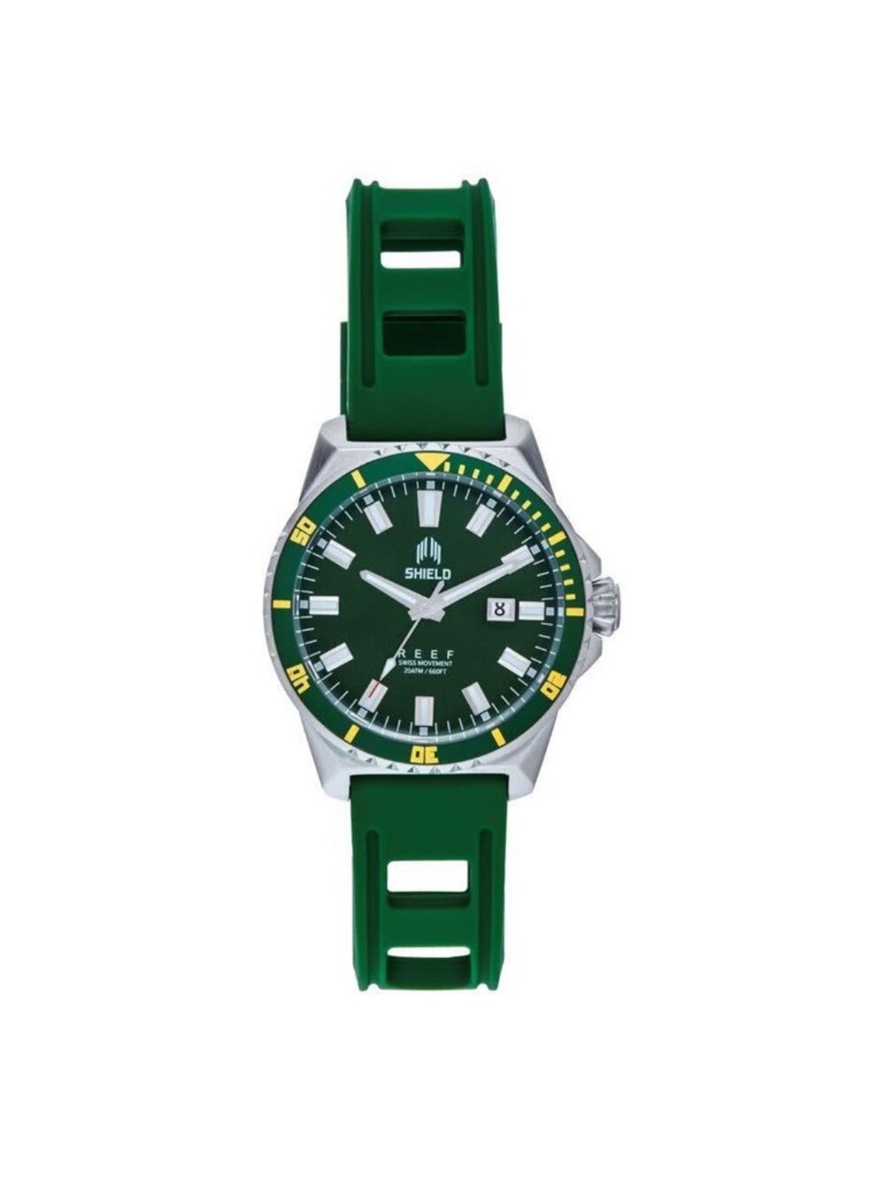 NWT Shield Reef Green Dial Men's Watch